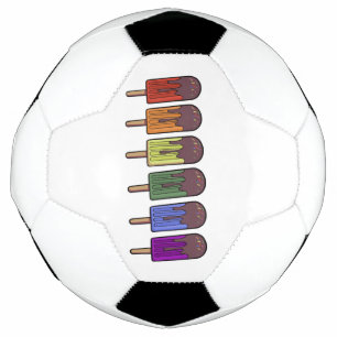 Rainbow Frozen pop Parade Football