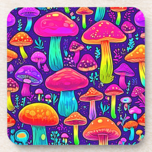 Rainbow Fungus: Cartoon Dream Coaster
