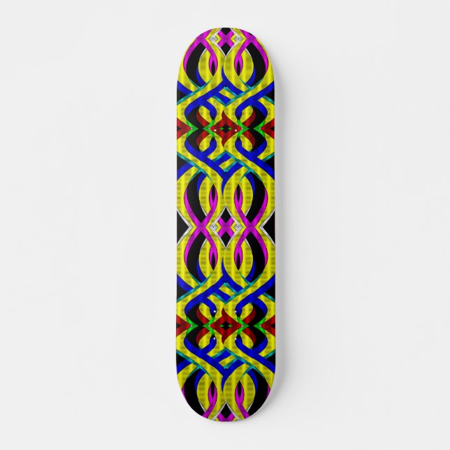 Rainbow Fusion (Skateboard Deck) Skateboard (Front)
