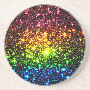 Rainbow Galaxy Coaster