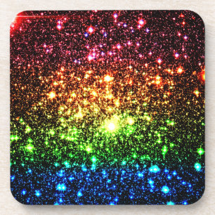 Rainbow Galaxy Coaster