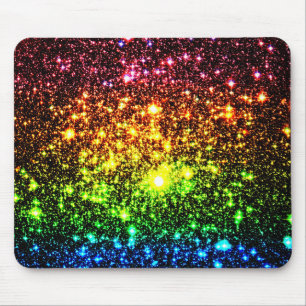 Rainbow Galaxy Mouse Mat