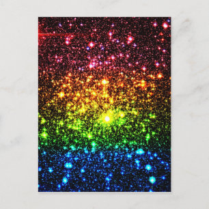 Rainbow Galaxy Postcard