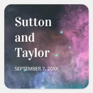 Rainbow Galaxy Square Sticker