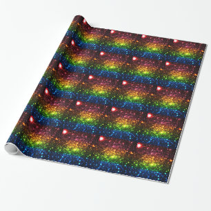 Rainbow Galaxy Wrapping Paper