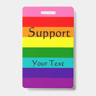 Rainbow, Gay and sympathisers ID Badge