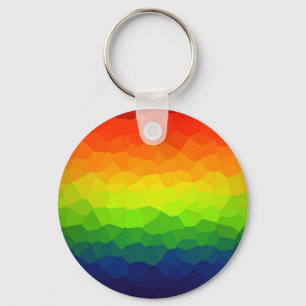 Rainbow Gay Pride Colours LBGT Symbol Key Ring