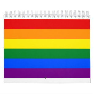 Rainbow Gay Pride Flag Calendar