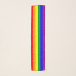 Rainbow Gay Pride Flag LGBTQ Scarf<br><div class="desc">This design was created through digital art. It may be personalised by clicking the customise button and changing the colour, adding a name, initials or your favourite words. Contact me at colorflowcreations@gmail.com if you with to have this design on another product. Purchase my original abstract acrylic painting for sale at...</div>