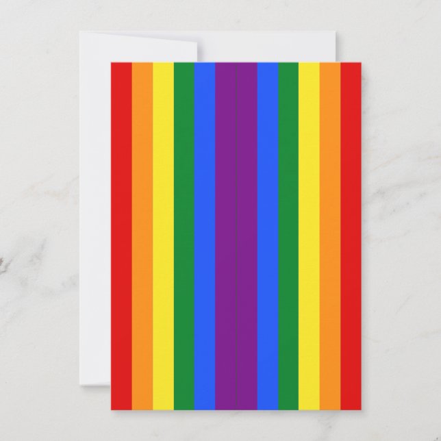 Rainbow Gay Pride Flag Pack of 2 Bookmarks (Front)