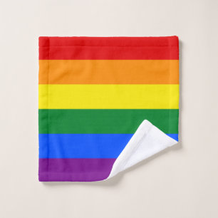 Rainbow Gay Pride Flag Wash Cloth