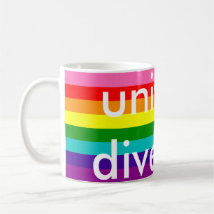 Rainbow Gay Pride LGBT Original 8 Stripes Flag Mug