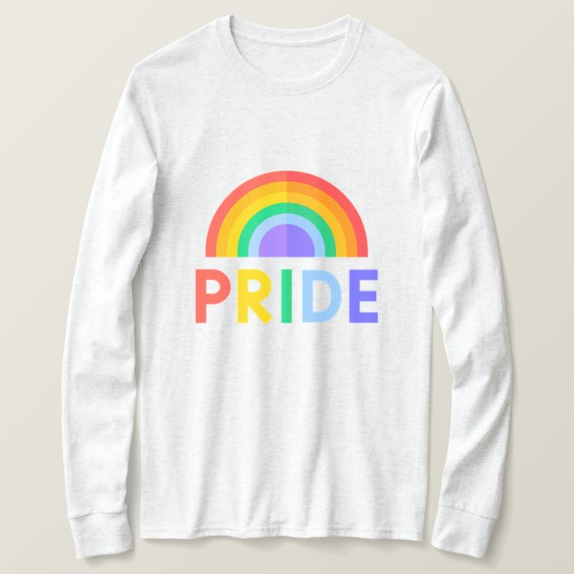 Rainbow Gay Pride Parade T-Shirt (Design Front)