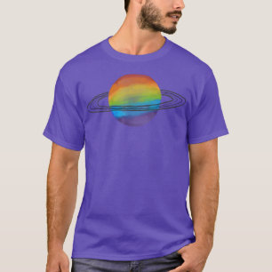 Rainbow Gay Pride Space LGBT Month T-Shirt
