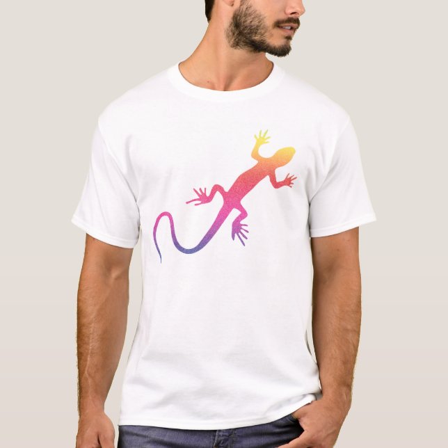 Rainbow Gecko/Salamander T-Shirt (Front)