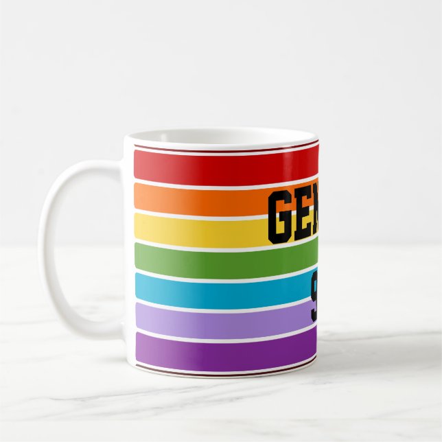 Rainbow Genesis 9:13 Coffee Mug (Left)