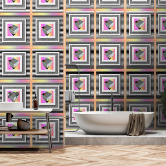 Rainbow Geo Cube Wallpaper