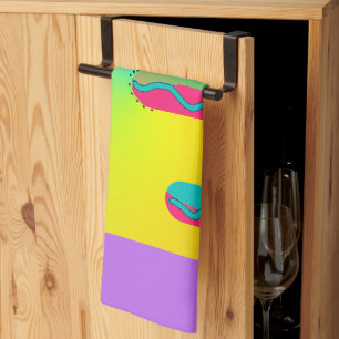 Rainbow Geo Mix Tea Towel