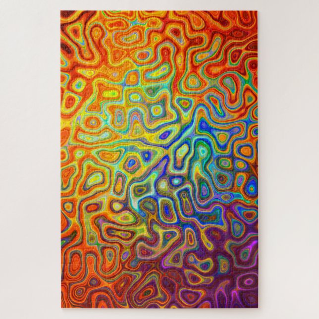 Rainbow Geode Puzzle (Vertical)