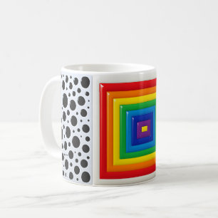 Rainbow Geometric  Coffee Mug