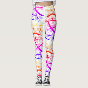 Rainbow geometric - leggings
