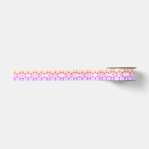 Rainbow Geometrics Satin Ribbon