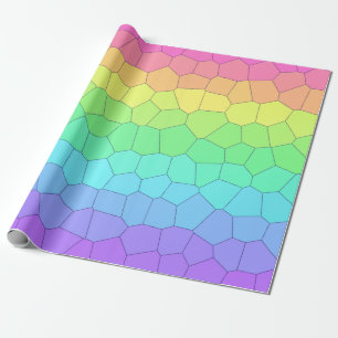 Rainbow Geometrics Wrapping Paper