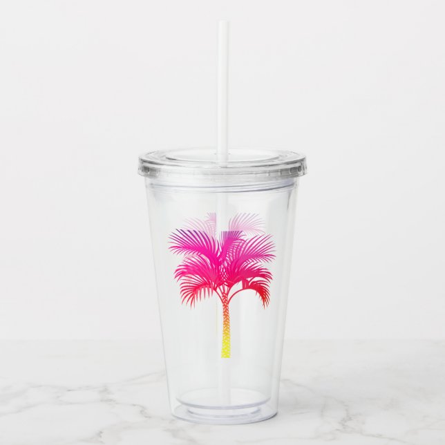 Rainbow Getaway Acrylic Tumbler (Front)