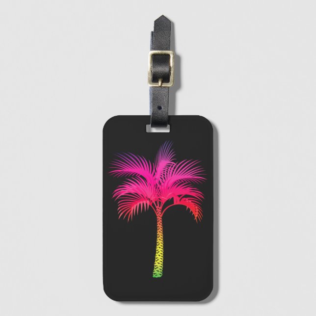 Rainbow Getaway Luggage Tag (Front Vertical)