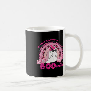 Rainbow Ghost Breast Cancer Is Boo Sheet Awareness Coffee Mug