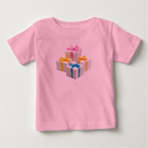 Rainbow Gift Boxes Birthday Baby T-Shirt