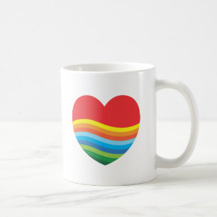 Rainbow Gift Popular Present Heart Coffee Mug