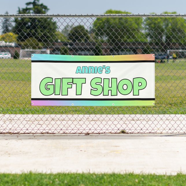 Rainbow Gift Shop Store Banner (Insitu)