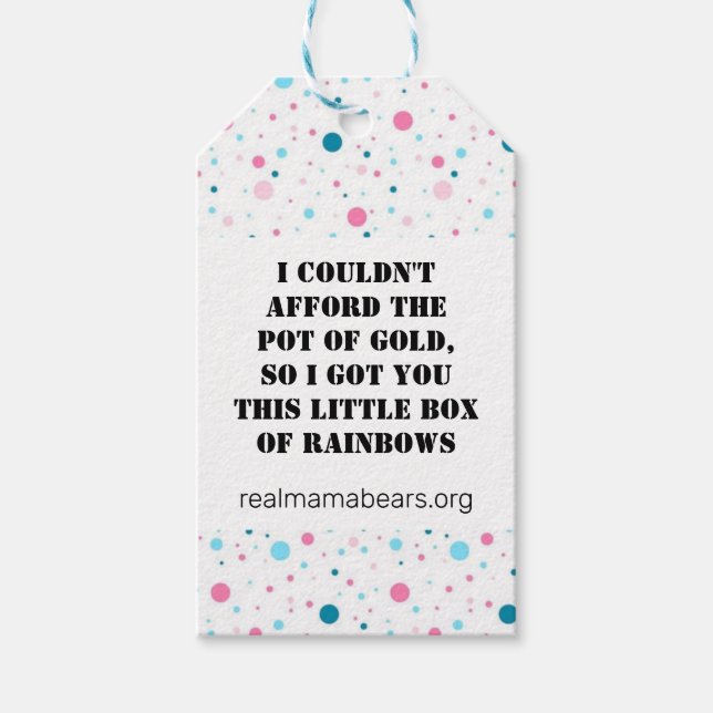 Rainbow Gift Tag (Front)