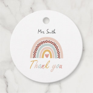 Rainbow Gift Tag