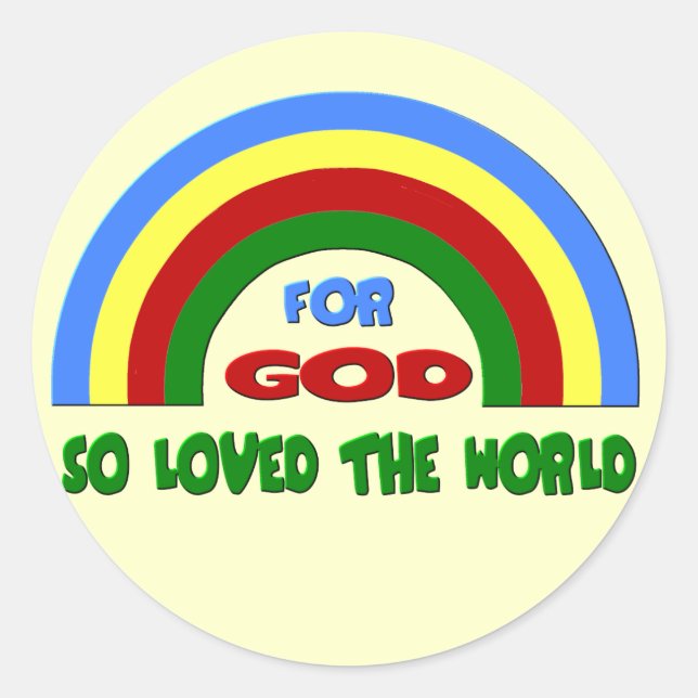 Rainbow Gifts Classic Round Sticker (Front)