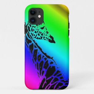 Rainbow Giraffe iPhone 11 Case