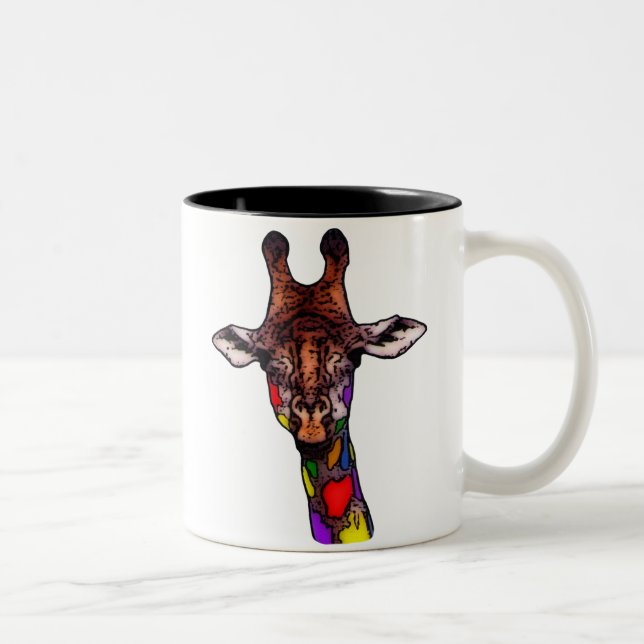 Rainbow Giraffe Mug (Right)
