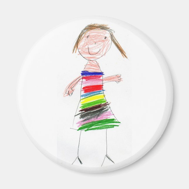 Rainbow Girl Magnet (Front)