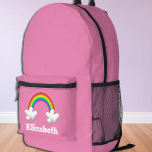 Rainbow Girls Printed Backpack