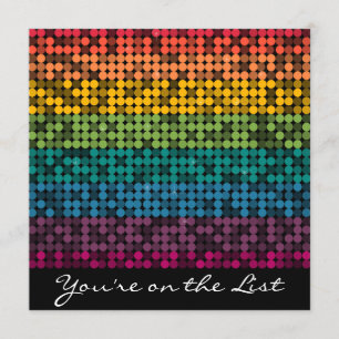 Rainbow Glam Invitation