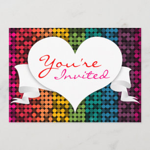 Rainbow Glam Invitation