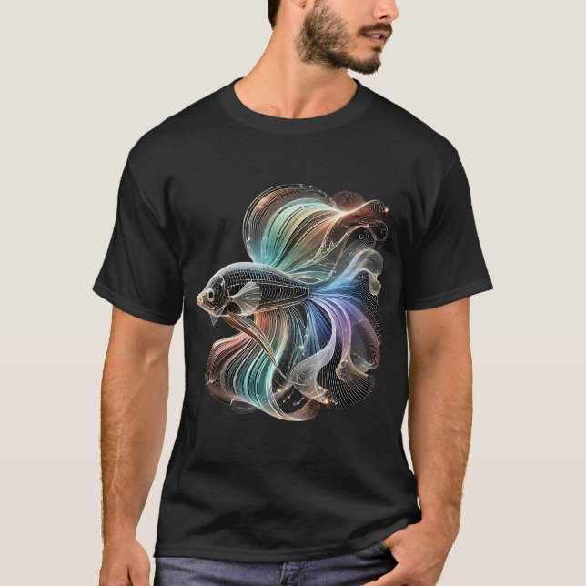 rainbow glass fish T-Shirt (Front)