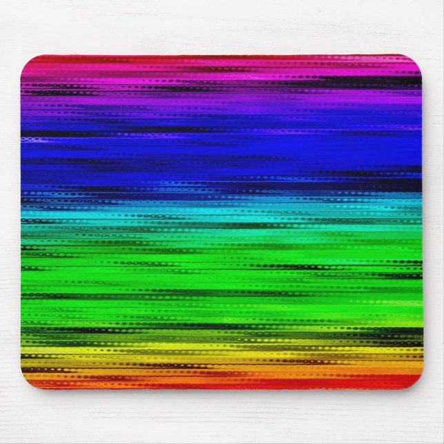 Rainbow Glass Mousepad (Front)