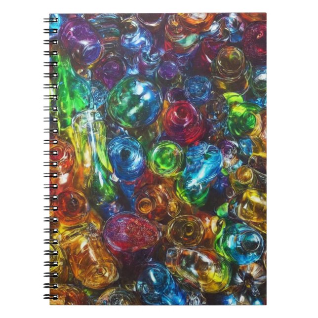 Rainbow Glass Notebook (Front)