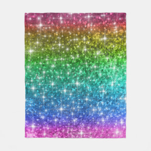 Rainbow Glitter Blanket