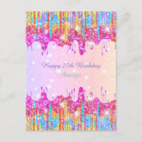 Rainbow glitter-bright colour sparkle for birthday