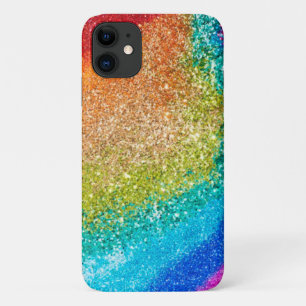 Rainbow Glitter iPhone 11 Case