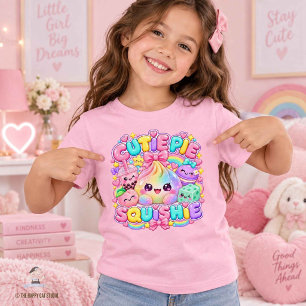 Rainbow Glitter Dumpling Bun Cutie Pie Squishies T-Shirt