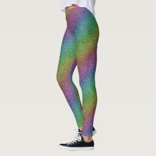 Rainbow Glitter Leggings